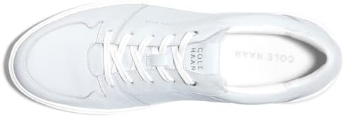 Cole Haan Women's Grand Crosscourt Modern Tennis Sneaker, White/Argento, 10 | Image 3