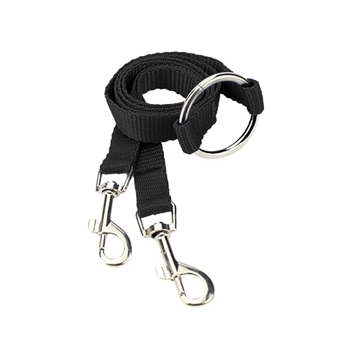 HANABASS Double Dog Leash Set Leash Double Clips to Collar for Walking Two Pups Simultaneously