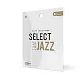 D'Addario Organic Select Jazz Filed Sax Alto Ance 3 Soft, 3 Pezzi