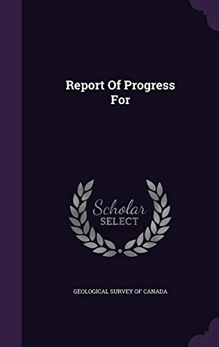 Report of Progress for 1342676254 Book Cover