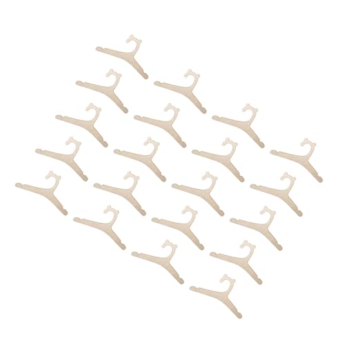 POENVFPO Perchas de Madera Versátiles para Bebés con Diseño único para Ropa y Decoración de Habitaciones, Paquete de 20, Interacción Entre e Hijos