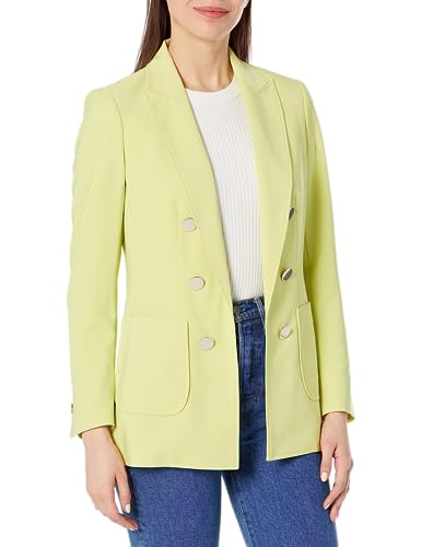 Image of Anne Klein Faux Double Breasted Jacket with Patch P