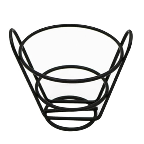 LOEFLIFA 創意デザイン製ディープフライ食品バスケット 揚げ物用ポテトチップスホルダー 小型軽量で家 飲食店向け