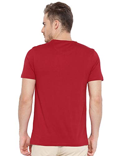 Image of ADRO Men's Cotton Solid Regular Fit T-Shirt
