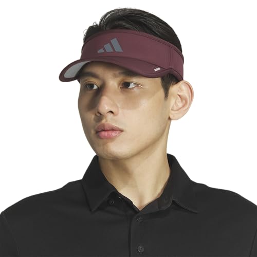 Image of adidas Men's Superlite Visor - Lightweight Moisture-Wicking Running Hat