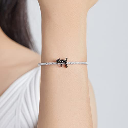 Perle en Argent Sterling 925 pendentif chat pour colliers bracelets