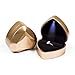 Produktbild Rolin Roly Ringschachtel Samt Ring Box Mit LED-Licht Herzform Ringbox Led Ehering Fall Jewelry Ring Box für Proposal Engagement Hochzeitsgeschenk (gold)