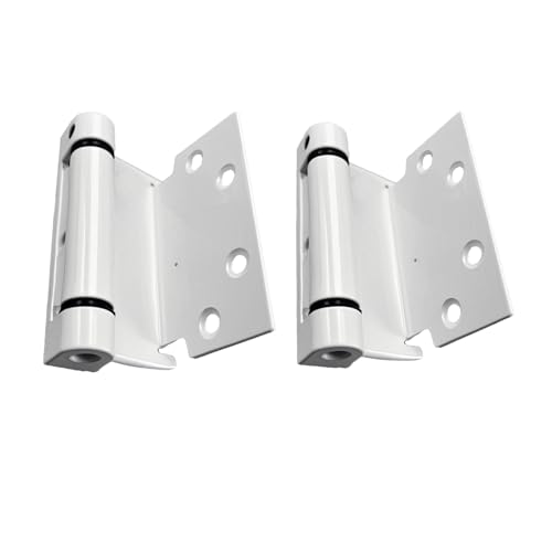 Eruceky 2 Pezzi Cerniera per Porta e Finestra in Acciaio Plastica, Cerniera per Finestra in Plastica, per Porte e Finestre, per Porte e Finestre