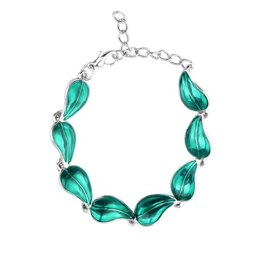 BEKECH Ring Movie Inspired Bracelet Green Leaves Bracelet Fantasy Novel Gift Bookworn Bookish Fantasy Book Lover Gift