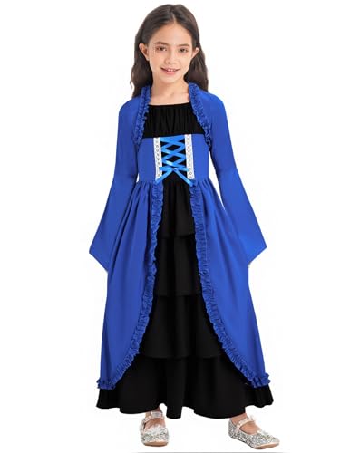 Déguisement médiéval fille Freebily robe longue princesse Halloween