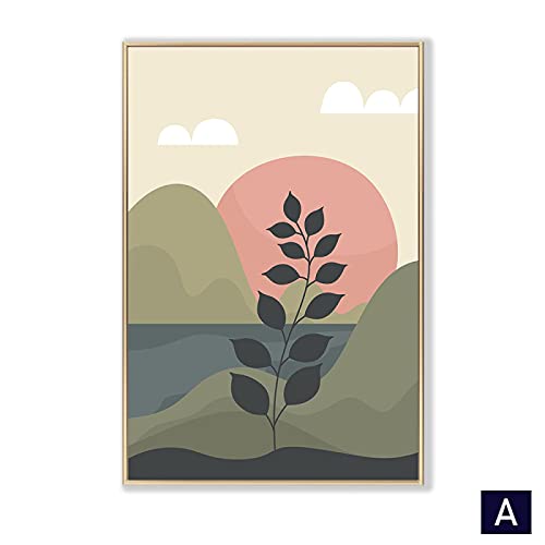 Affiche Boho de Paysage Abstrait pour Décorer un Salon Moderne 50x75cm X2 - 2