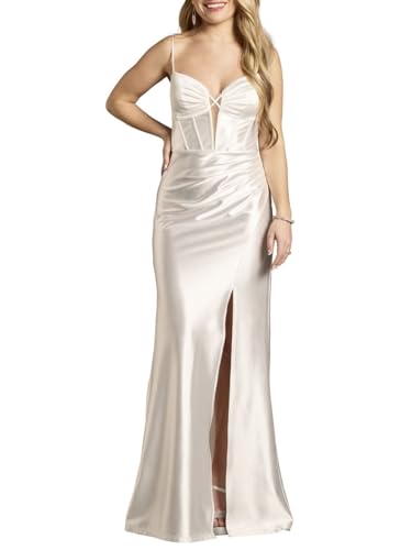 David's Bridal Sculpting Satin Corset Mermaid Wedding Dress