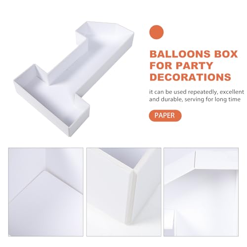 Cadre de ballon chiffre 1 en PS léger et blanc pour shower