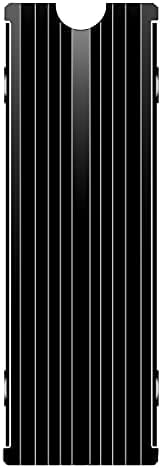 M.2 Heatsink Cooler 2280 SSD Double-Sided Heat Sink with Thermal Silicone pad for PS5/PC PCIE NVME M2 SSD(Black）)