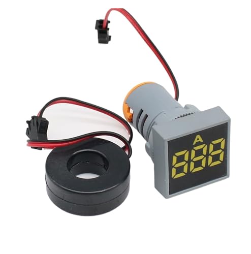 Module indicateur de courant 22mm LED rouge testeur numérique 0-100A