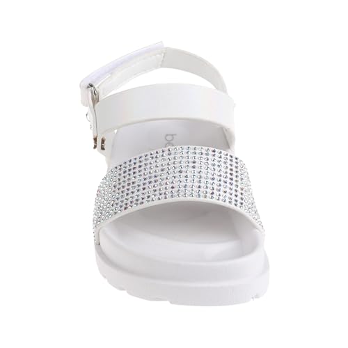 bebe Girls' Sandals - Cute and Sparkly Toddler Girls' Summer Shoes, Perfect Beach Sandals for Toddlers4