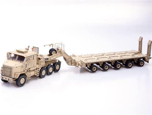 PanzerKampf US OshKosh M1070 Tanque Transportador Tractor Camión Desert Livery 1/72 Tanque DIECAST Modelo preconstruido
