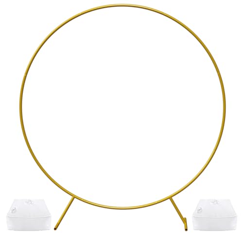 Struttura Per Arco Di Nozze In Metallo Dorato – 2x2m, Stabile E Riutilizzabile, Per Feste, Balloon Decoration E Backdrop Fotografico