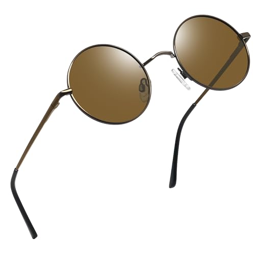 Image of Joopin Small Round Sunglasses Hippie Circle Sun Glasses UV400 Protection