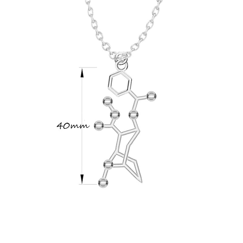 Collier molécule sérotonine pour exprimer votre passion des sciences