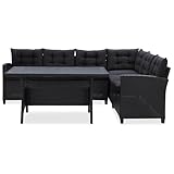 vidaXL Gartenmöbel-Sets Schwarz Poly-Rattan, Eine Reise durch Natur, Kunst und Innovation: Moderne Landschaften und Designs Einer Hellen Zukunft von Heute