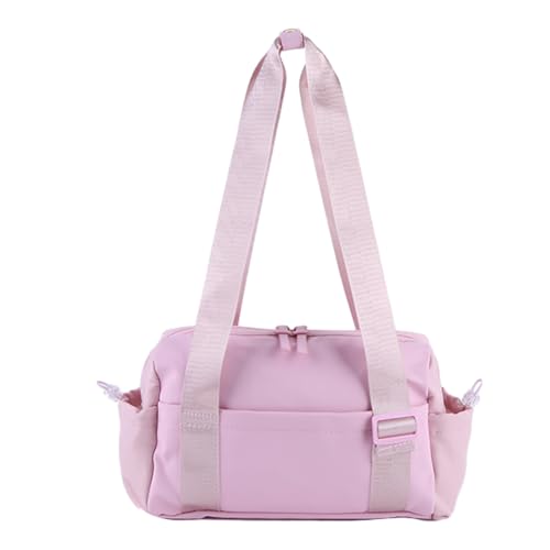 Small Gym Bag - 14 Inch Mini Gym Duffle Bag For Women With Wet Compartment Waterproof Lightweight Carry On For Travel Sport (black)