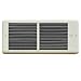 Markel E4815RPW Register Style Wall Heater, White Color With Wall Box And No Thermostat, 1500W, 120V 1PH 12.5A