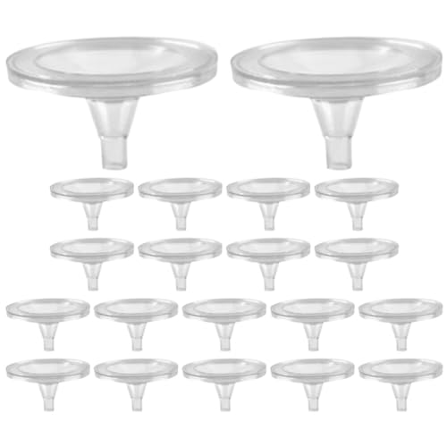 BESPORTBLE 20Pcs Water Fountain Bubble Ball Holder Tabletop Fountain Crystal Ball Holder Waterfall Fountain Crystal Sphere Display Holder Ball Rack Stand for Garden 4CM