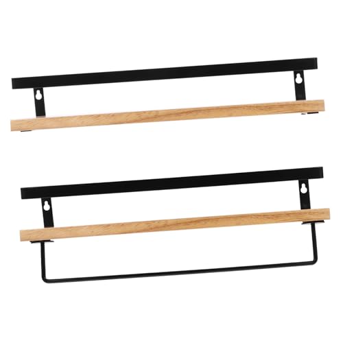 Estantería moderna de pared en madera maciza para baño de diseño 2