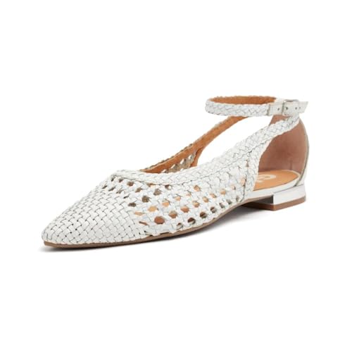 Lunga durata GIOSEPPO Dell, Ballerine Donna, Bianco, 41 EU