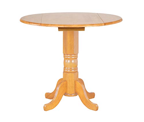 Sunset Trading Oak Selections Dining Table, Light Finish