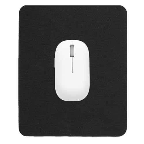 Dimeho Small Mouse Pad 8.6 x 7Inch Computer Mouse Mat with Anti-Slip Rubber Base Mini Mouse Pad for Laptop Keyboard Tray Wireless Mouse Home Office Travel(Black)