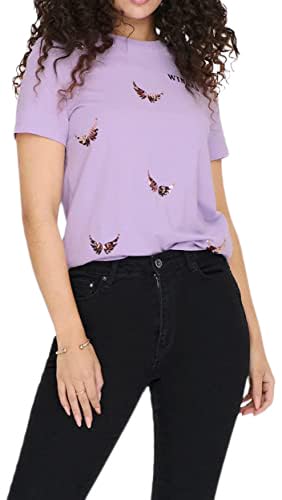 ONLKITA REG S/S WINGS TOP BOX JRS Bluz Kadın