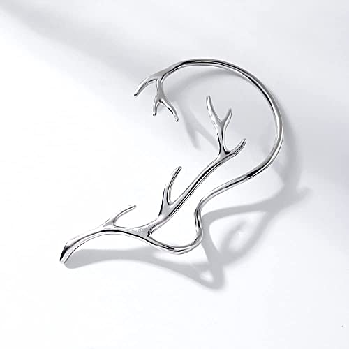 Vercret Gold Cuff Earrings for Women - No Piercing Cartilage Ear Cuff CZ Adjustable Ear Clip Wrap Around Earring for Girls