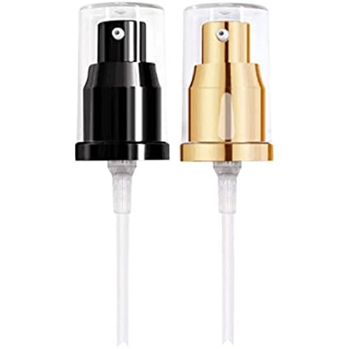 LUFOX 2Pcs Foundation Pump for Maybelline Fit Me Liquid Foundation (Gold+Black)