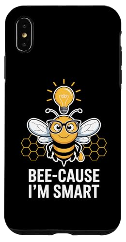 BEE-CAUSE I'M SMART KlI d Ђ߂ mI[A w t wZ X}zP[X iPhone XS Max p