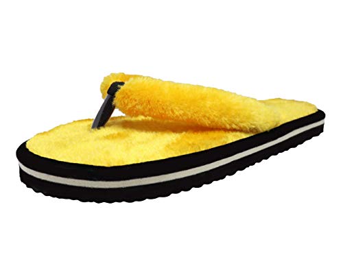 Image of HD Women's Yellow Slipper Flip Flop - 6 UK
