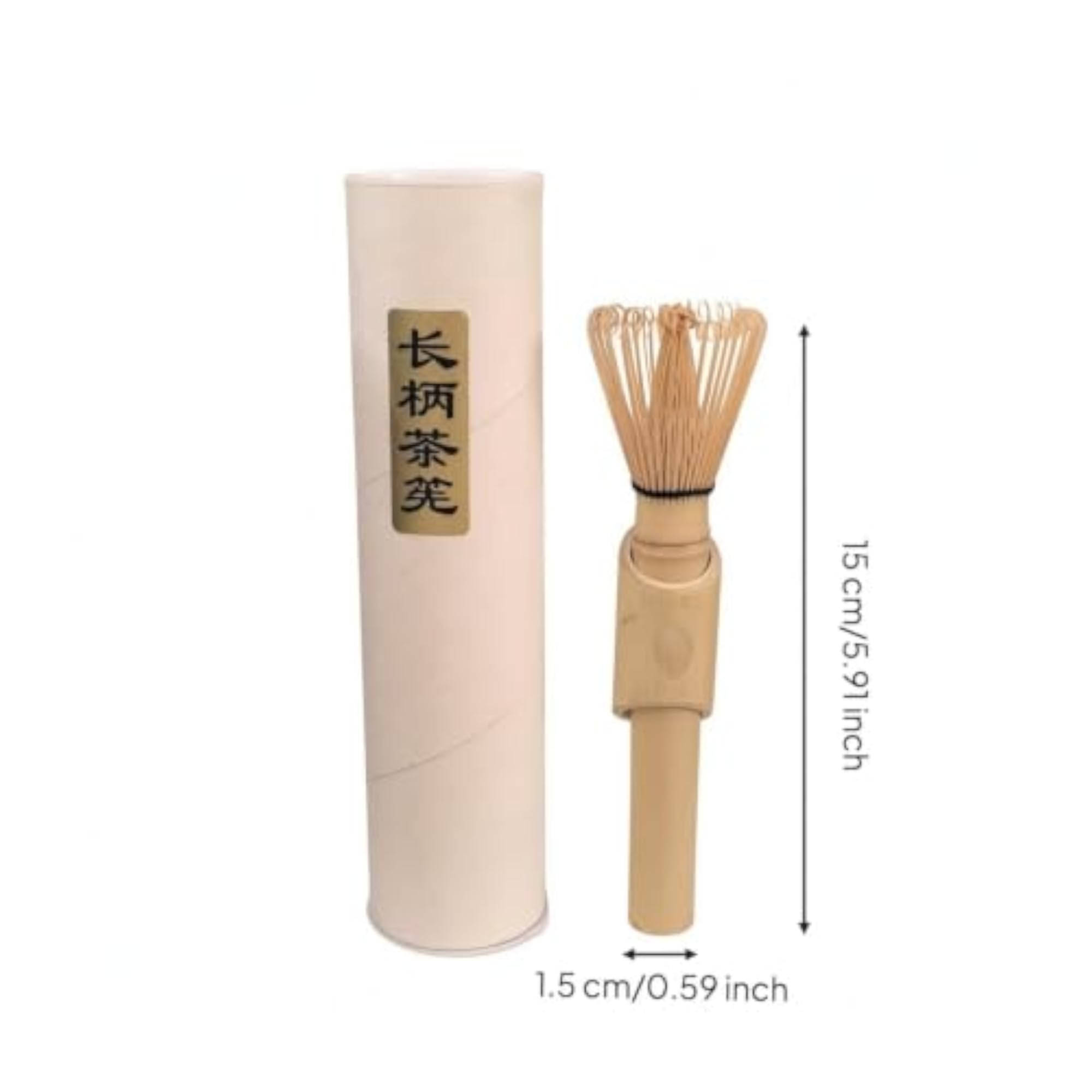 Lightweight Japanese Bamboo Tea Whisk, Artisan-Made
