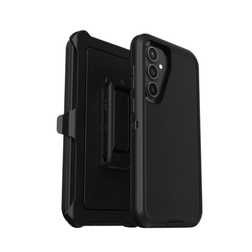 Defender Screenless Case Compatible with Samsung Galaxy S24 FE Belt Clip Included Black