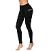 Produktbild YEBIRAL Leggings Damen, Sportleggins für Sport Laufen Yoga, Sporthose Yogahose Fitnesshose mit Taschen(S,Schwarz)
