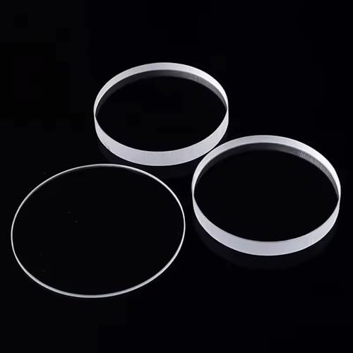 Lentille de visée haute transparence 92% en verre borosilicaté résistant