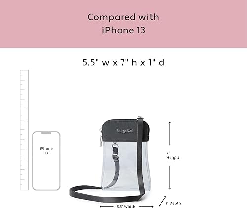 Baggallini womens Clear Explorer Crossbody - Image 6