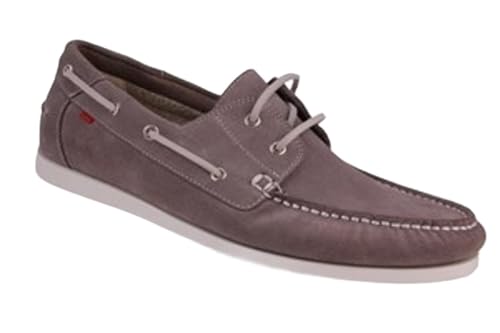 LLOYD Men's Edison Lace-Up Shoes in Grey Suede Leather, gray, 10.5 Men