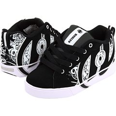 Heelys Adult No Bones Lo Tattoo - Black/White-8 M Mens