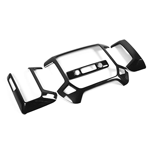 Jecar Dashboard Panel Trim Center Console Cover Interior Accessories For Chevy Silverado/Gmc Sierra 2010-2017, Carbon Fiber Finish #TOP1