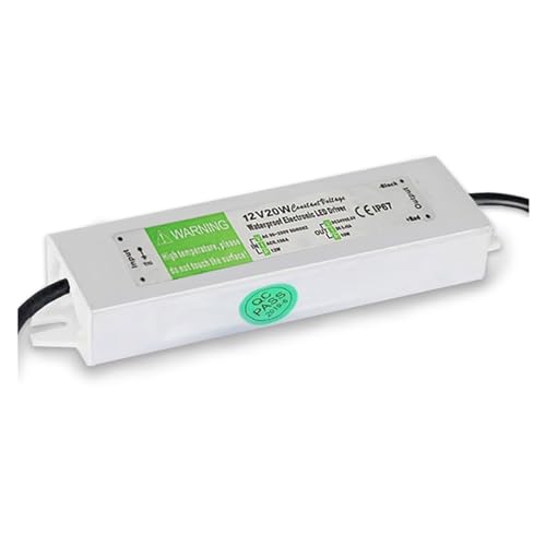 Pilote LED étanche IP67 12V 20W pour transformateur d'éclairage extérieur