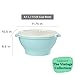 Tupperware Heritage Collection 17.25 Cup Bowl with Starburst Lid, Light Blue Vintage Color, Dishwasher Safe and BPA Free (4.1 L)