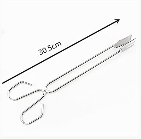 Cooking Tongs Stainless Steel Food TongsSmall Clam Shell Service Tongs for Serving Appetizers, Desserts, Salads, Barbecue Tongs