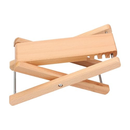 Soporte para pie de guitarra, taburete portátil de madera | 4 escalones de patas de guitarra clásica de altura ajustable, 600 g, diseño plegable ligero para adultos, músicos, estudio, escenario