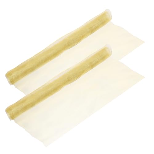 QUARKZMAN 2 Stück Messinggewebe 40 x 13 40 Mesh Geflochtenes Messingdrahtgewebe Messingfilter Grobes Dichtes Filtersiebgewebe Für Nichtmagnetische Signalschirmwerkzeuge DIY Füllstoff